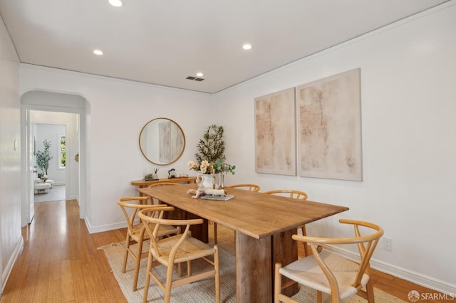 67 Rome St, San Francisco, CA 94112 - dining area featuring recessed lighting and light wood-style flooring