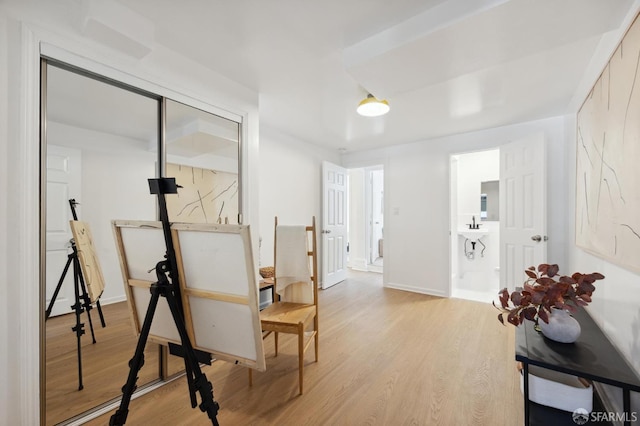 67 Rome St, San Francisco, CA 94112 - corridor with wood finished floors and baseboards
