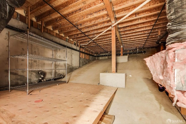 165 Summit Way, San Francisco, CA 94132 - view of unfinished attic