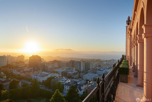 exterior space featuring a city view