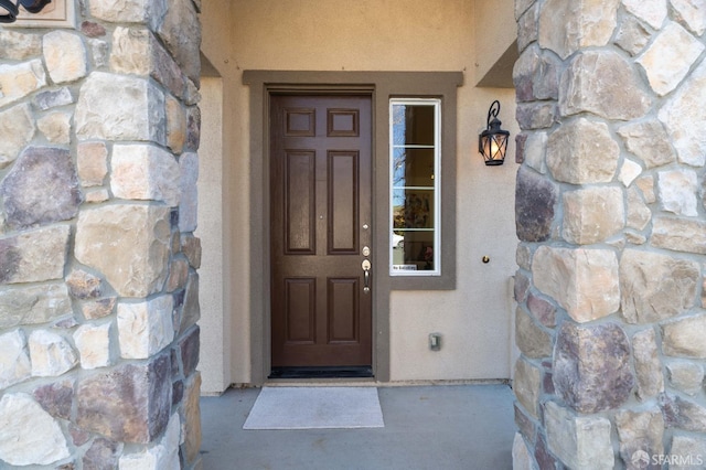 view of entrance to property