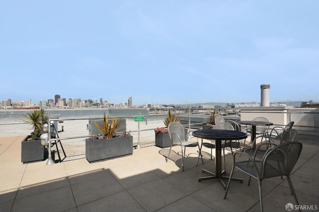 451 Kansas St Unit 428, San Francisco, CA 94107 - patio / terrace with a skyline view