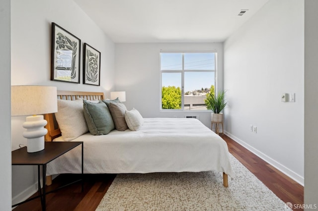 451 Kansas St Unit 428, San Francisco, CA 94107 - bedroom with dark wood finished floors and baseboards