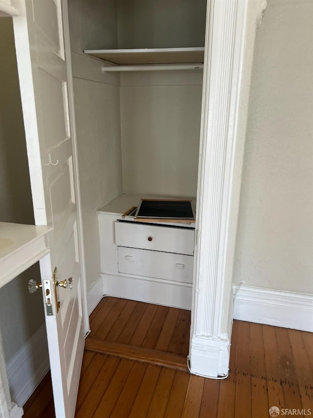 view of closet