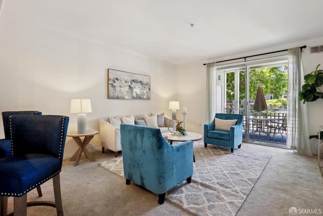 3901 Lick Mill Blvd Unit 165, Santa Clara, CA 95054 - living area with carpet, ornamental molding, and baseboards