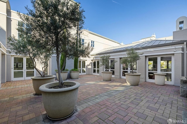 3901 Lick Mill Blvd Unit 165, Santa Clara, CA 95054 - view of patio / terrace featuring french doors