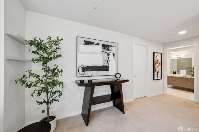 1605 Riviera Ave Unit 608, Walnut Creek, CA 94596 - corridor with carpet and baseboards