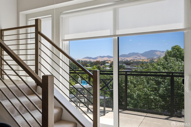 1605 Riviera Ave Unit 608, Walnut Creek, CA 94596 - stairway with a mountain view