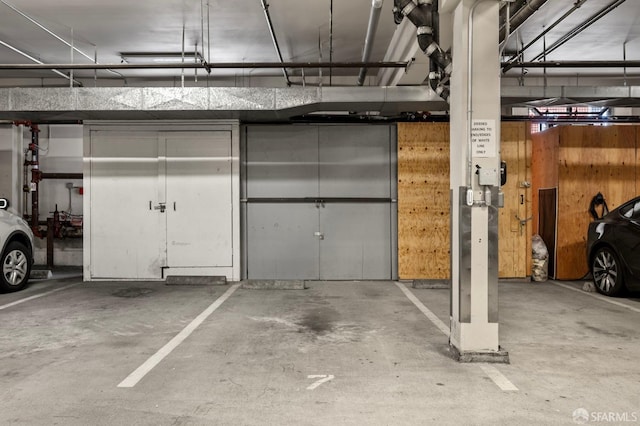 view of parking deck