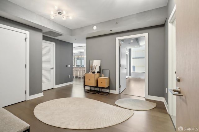 333 Beale St Unit 4E, San Francisco, CA 94105 - entryway with wood finished floors and baseboards