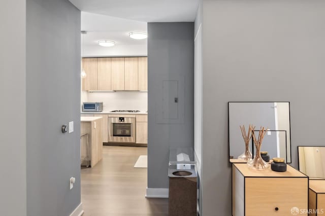 333 Beale St Unit 4E, San Francisco, CA 94105 - hall featuring light wood-style flooring