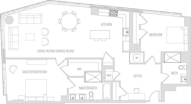 333 Beale St Unit 4E, San Francisco, CA 94105 - room layout