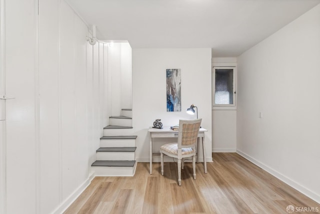 1015 Key Ave, San Francisco, CA 94124 - office area featuring wood finished floors