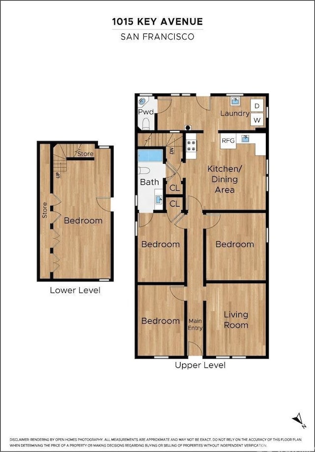 1015 Key Ave, San Francisco, CA 94124 - view of room layout