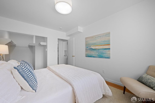 57 Masonic Ave, San Francisco, CA 94118 - bedroom featuring wood finished floors and a closet