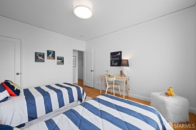 57 Masonic Ave, San Francisco, CA 94118 - bedroom with wood finished floors and baseboards