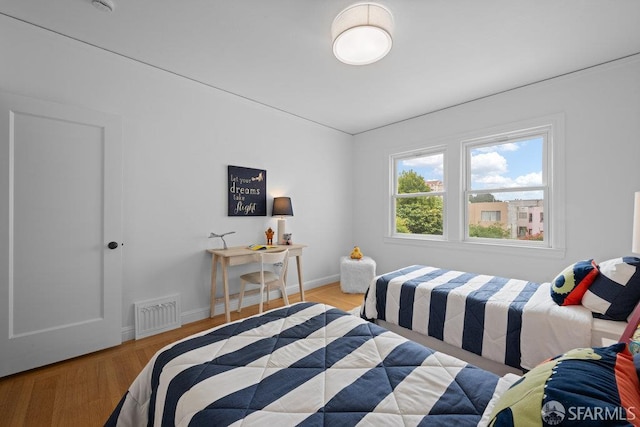 57 Masonic Ave, San Francisco, CA 94118 - bedroom with wood finished floors and baseboards