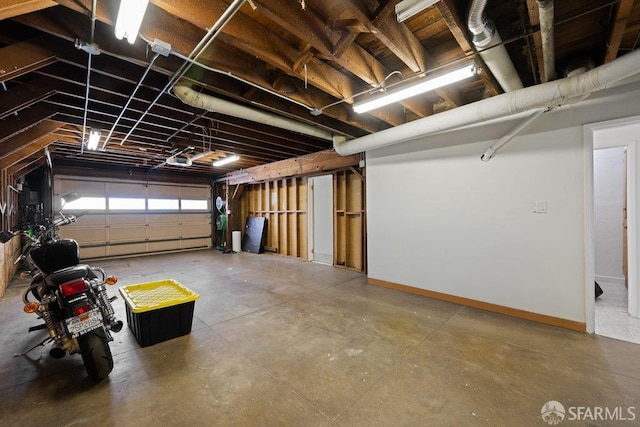 57 Masonic Ave, San Francisco, CA 94118 - garage with baseboards