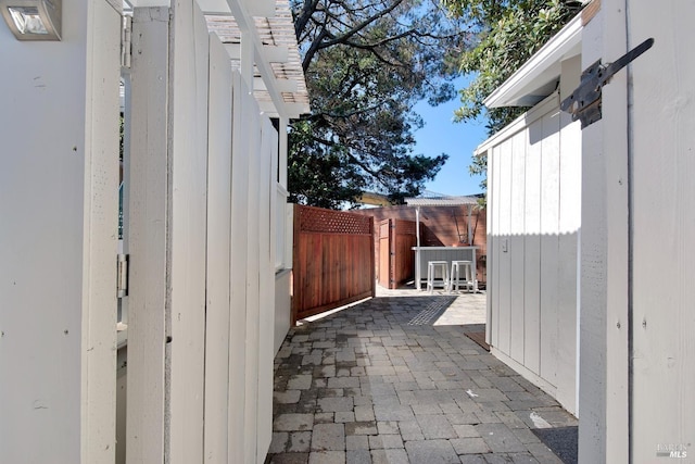 view of patio
