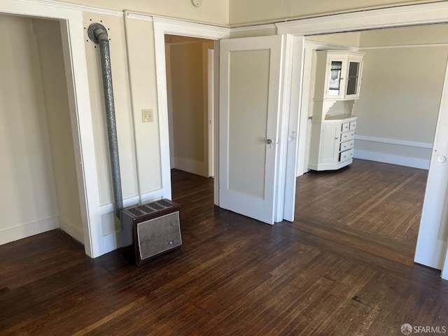 19 Moss St, San Francisco, CA 94103 - spare room featuring dark wood-style flooring and baseboards