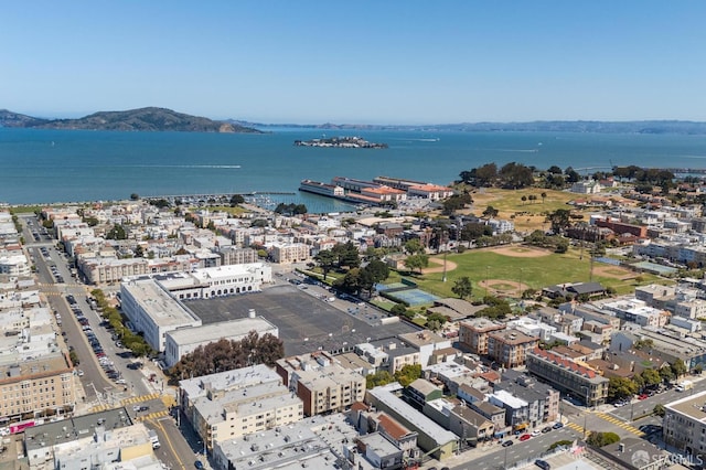 1949 Chestnut St, San Francisco, CA 94123 - drone / aerial view of a water and mountain view