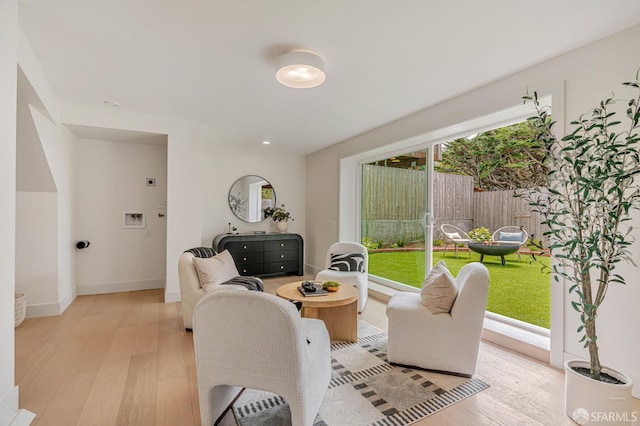 115 Gladeview Way, San Francisco, CA 94131 - living room featuring light wood finished floors and baseboards