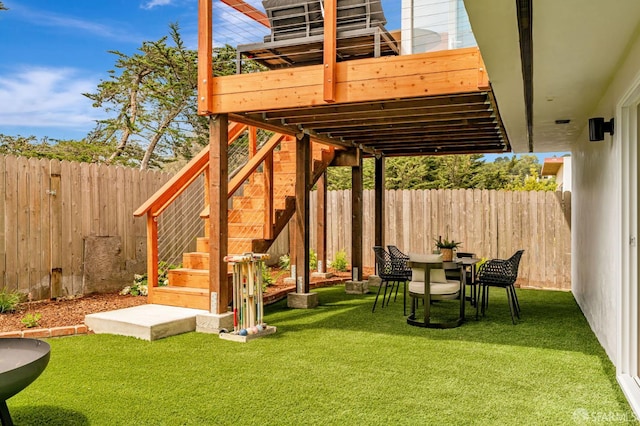 115 Gladeview Way, San Francisco, CA 94131 - view of yard with stairway
