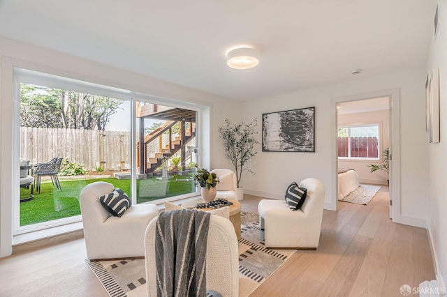 115 Gladeview Way, San Francisco, CA 94131 - living room with light wood finished floors and baseboards