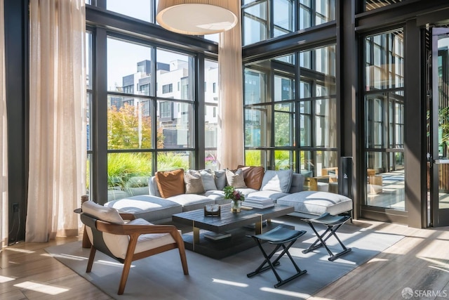 interior space with a healthy amount of sunlight