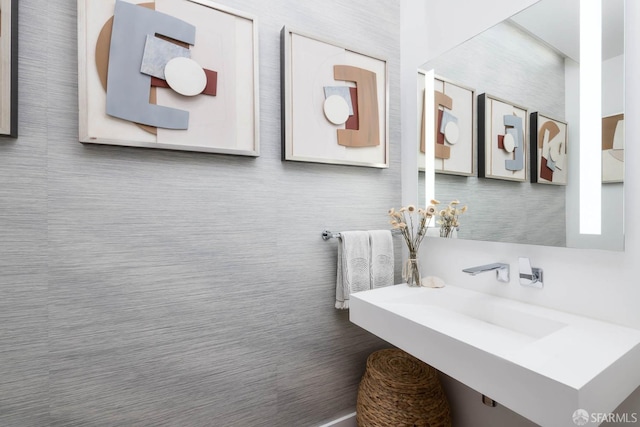 bathroom with a sink