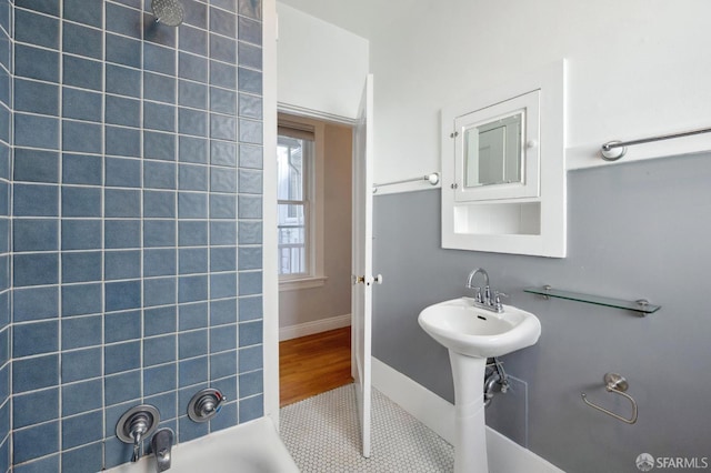 1930 Grove St Unit 4, San Francisco, CA 94117 - bathroom featuring a bathtub and a shower