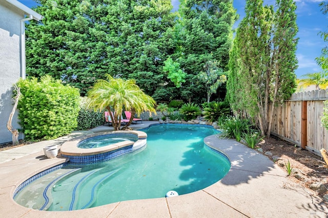 2035 Kirkwood Ct, Fairfield, CA 94534 - view of pool with a pool with connected hot tub and a patio area
