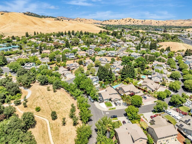 2035 Kirkwood Ct, Fairfield, CA 94534 - aerial view of residential area with a mountainous background