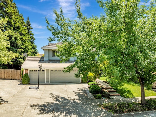 2035 Kirkwood Ct, Fairfield, CA 94534 - view of front facade featuring a tile roof, driveway, and an attached garage