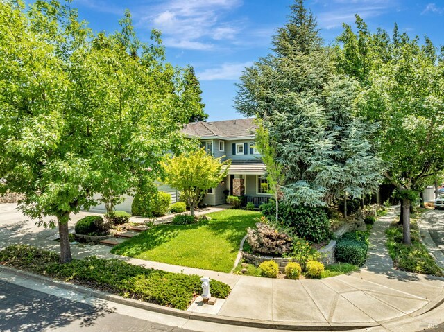 2035 Kirkwood Ct, Fairfield, CA 94534 - obstructed view of property with a front yard