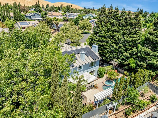 2035 Kirkwood Ct, Fairfield, CA 94534 - bird's eye view of a mountain backdrop