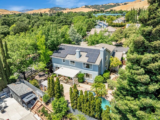 2035 Kirkwood Ct, Fairfield, CA 94534 - view from above of property featuring a mountain backdrop