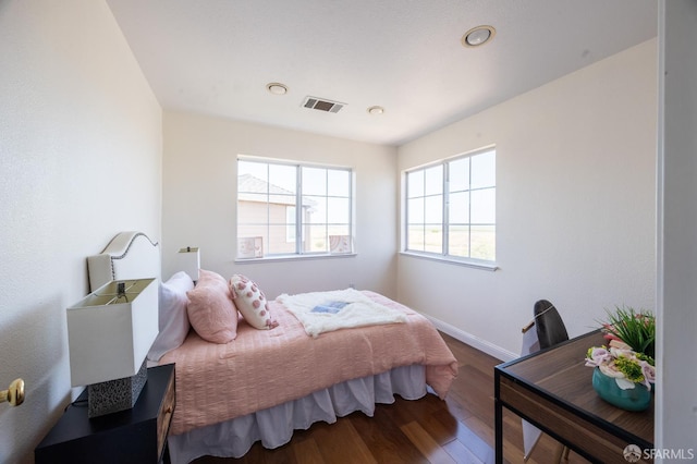 3044 Whisperwave Cir, Redwood City, CA 94065 - bedroom featuring wood finished floors, baseboards, recessed lighting, and an office area