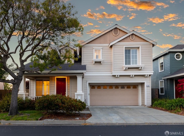 3044 Whisperwave Cir, Redwood City, CA 94065 - view of front of house featuring a garage and concrete driveway