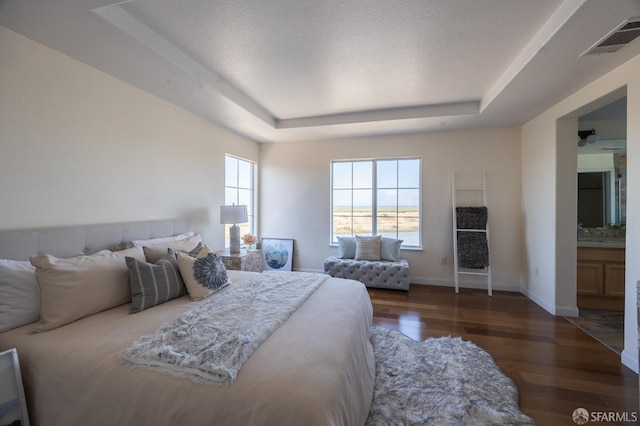 3044 Whisperwave Cir, Redwood City, CA 94065 - bedroom featuring wood finished floors, a raised ceiling, and baseboards