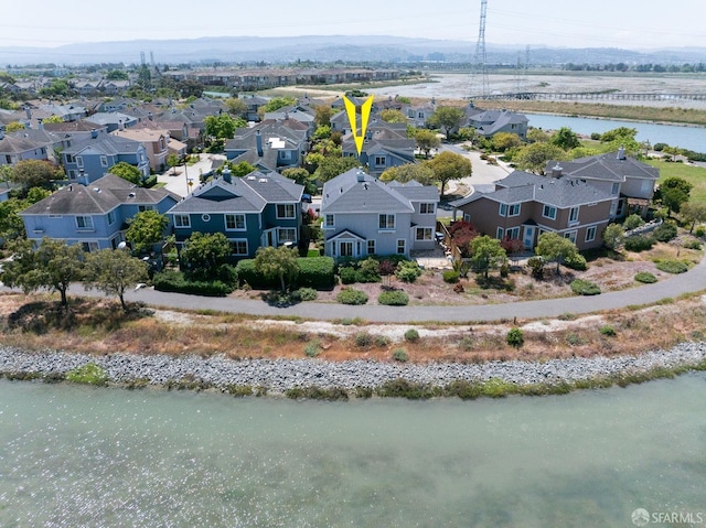 3044 Whisperwave Cir, Redwood City, CA 94065 - aerial view of residential area with a large body of water