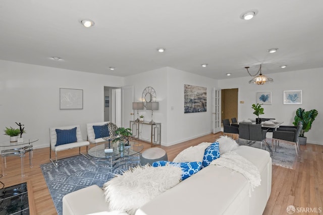 532 Vista Ct, Millbrae, CA 94030 - living area with light wood finished floors and recessed lighting