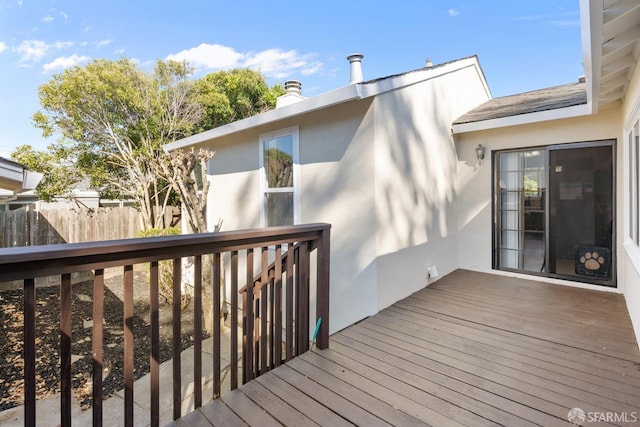 532 Vista Ct, Millbrae, CA 94030 - view of wooden deck