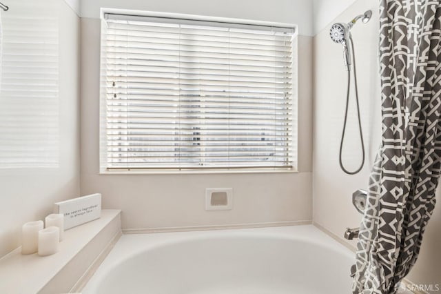 bathroom with a healthy amount of sunlight