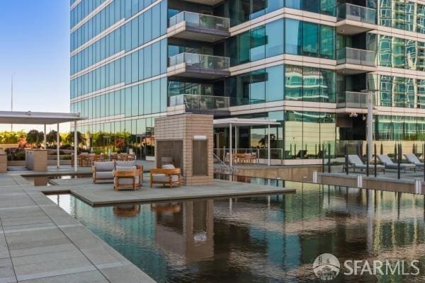 425 1st St Unit 3401, San Francisco, CA 94107 - view of pool with a water view