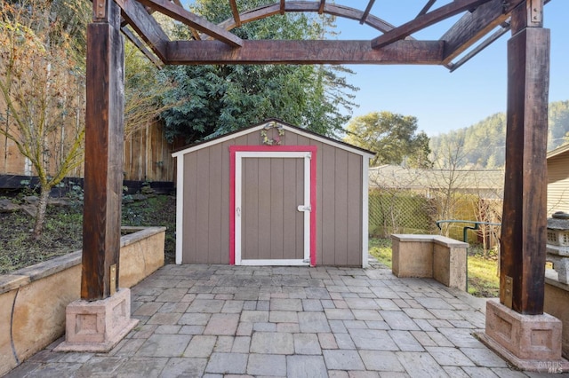 view of outbuilding