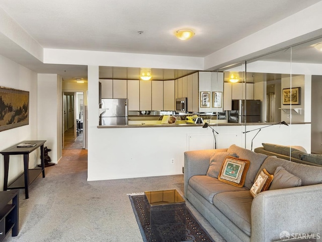 601 Van Ness Ave Unit 1047, San Francisco, CA 94102 - living area with light colored carpet