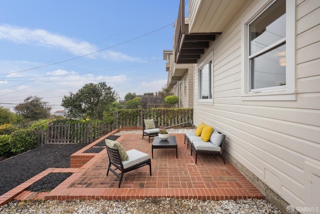 1867 15th Ave, San Francisco, CA 94122 - view of patio with an outdoor hangout area