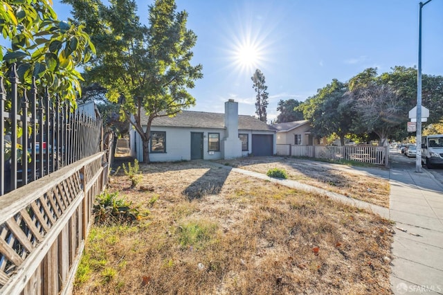 view of front of home