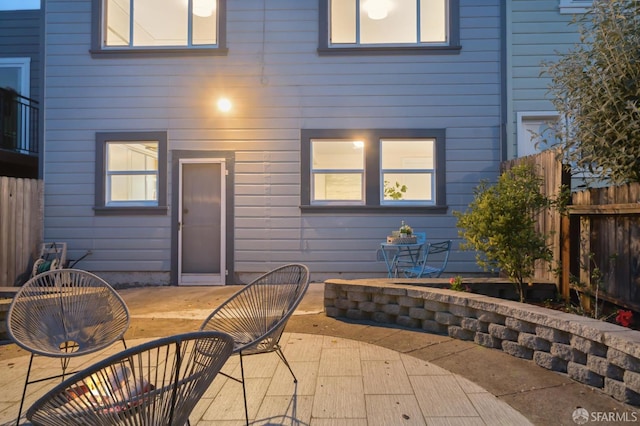 65 Danton St, San Francisco, CA 94112 - rear view of house with a patio area